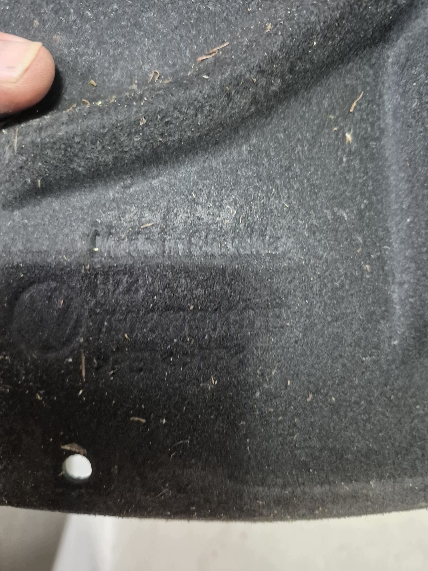 VW TOUAREG III 760 18- mudguard left front front 760805911D