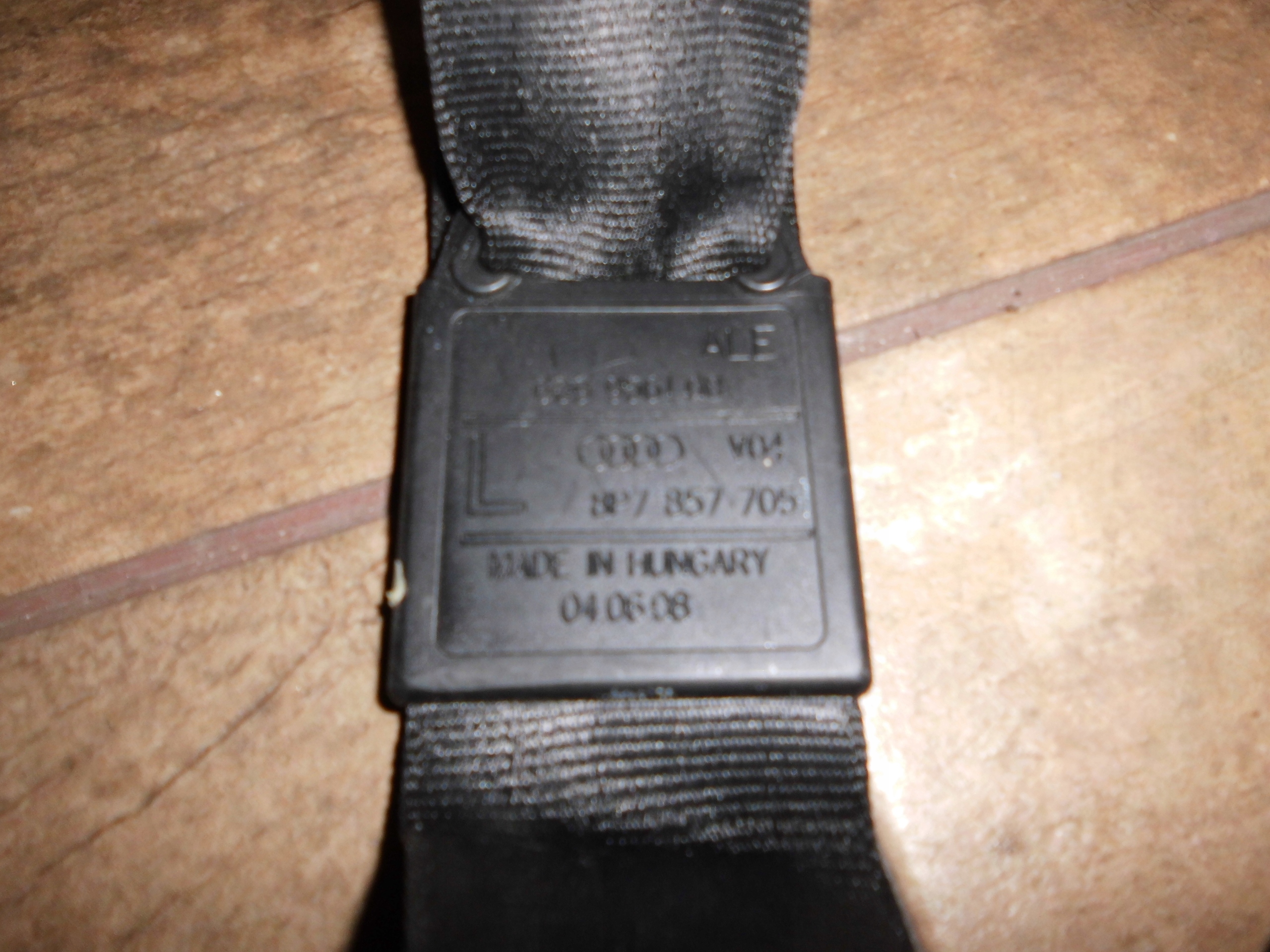 Audi A3 кабриолет 8P7 2 X ремень безопасности