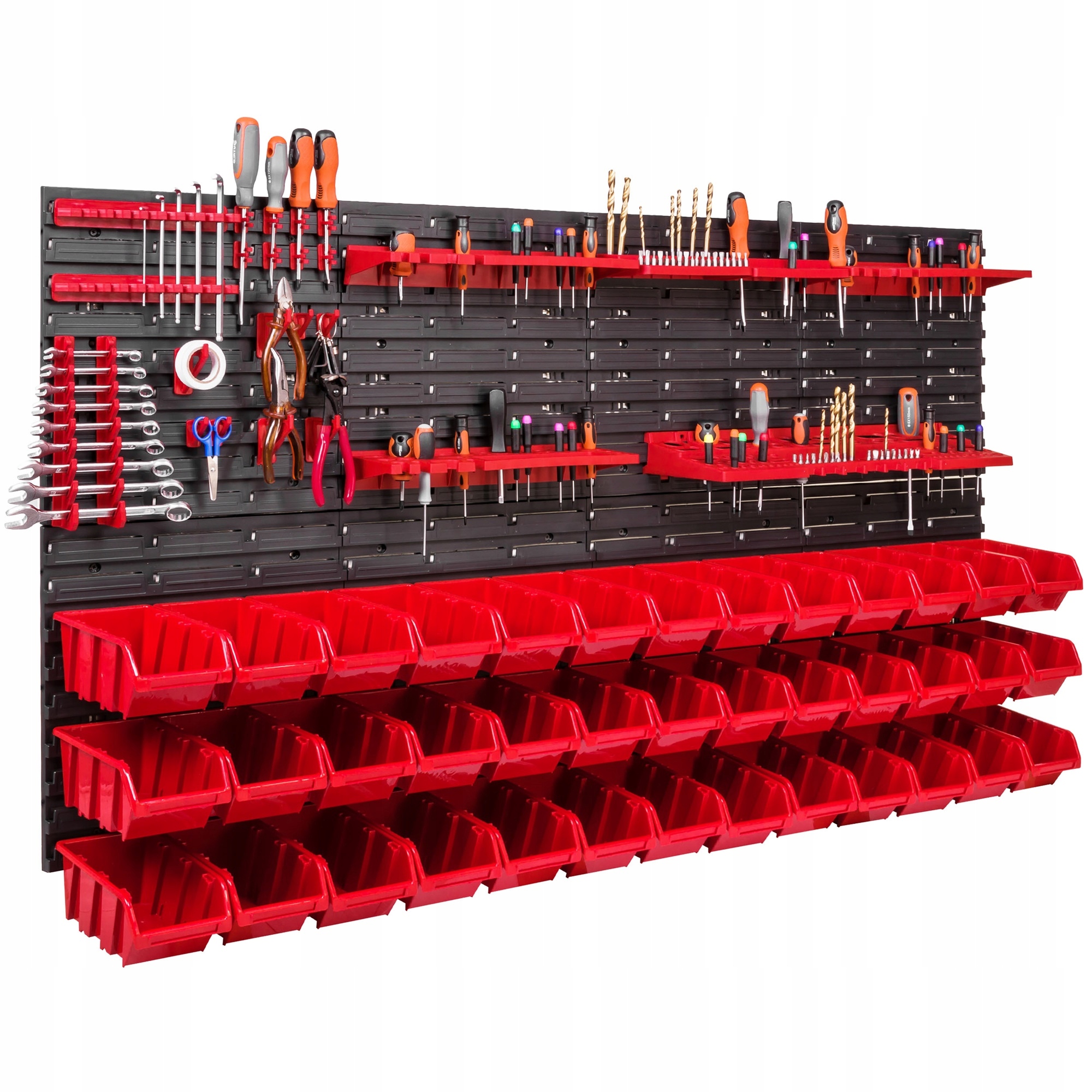 Dílenská tabule na nářadí 156 x 78 cm, stěna
