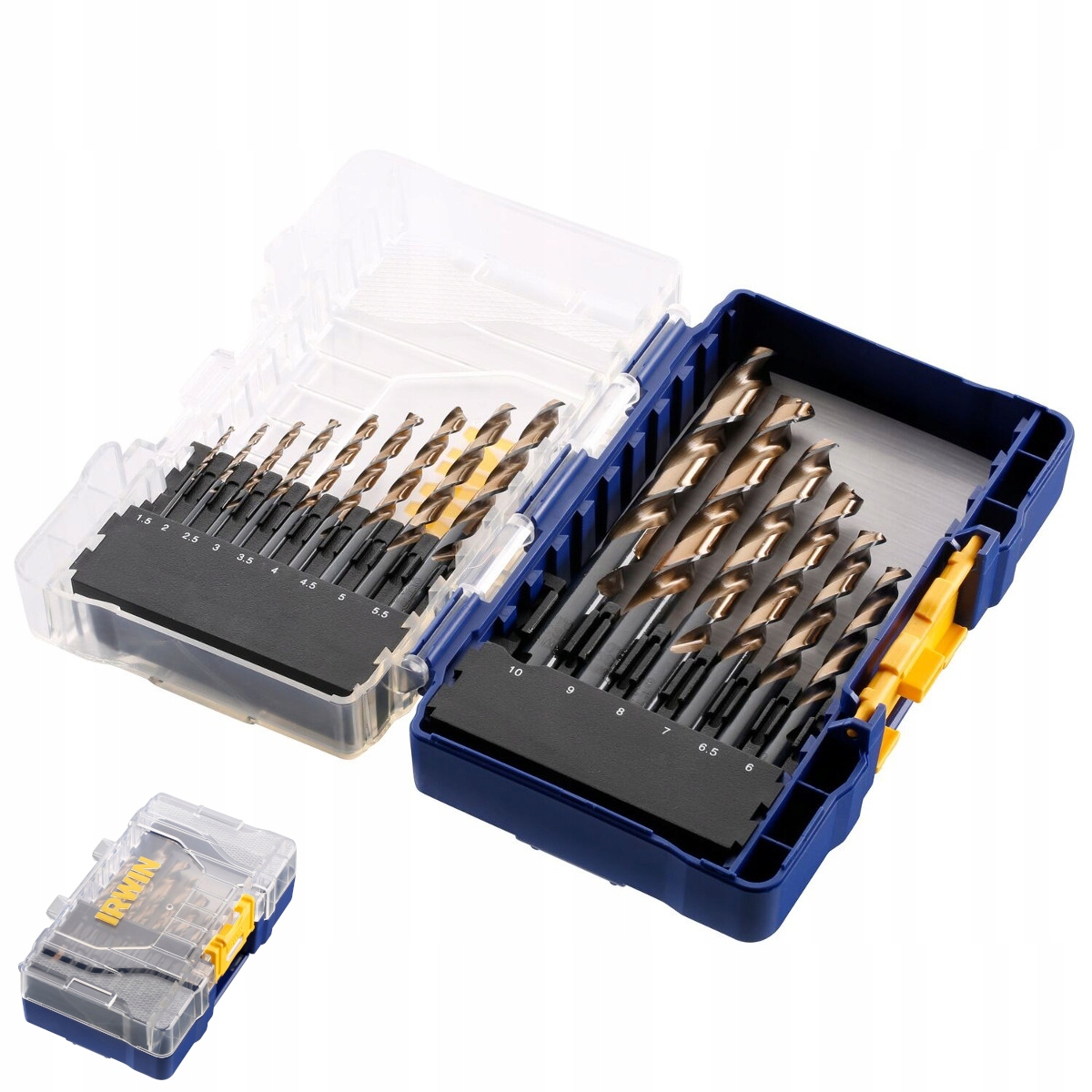 Irwin Zestaw wierteł do metalu 15szt Turbomax IW3031503