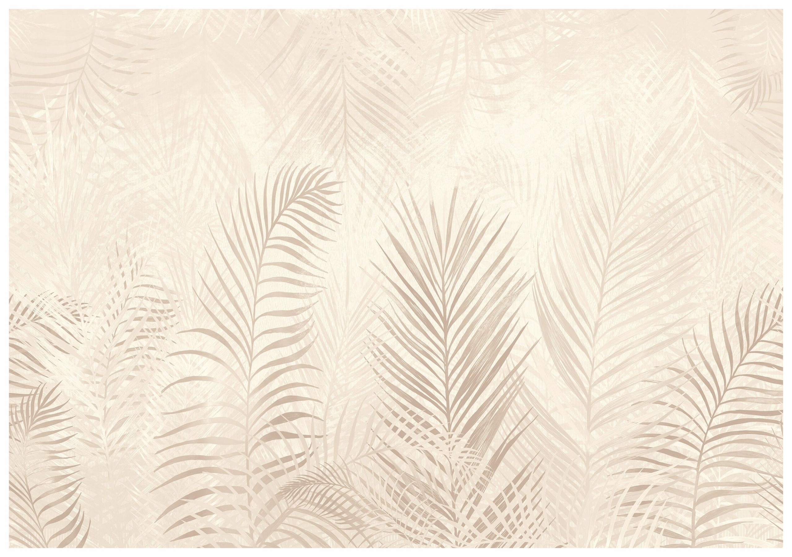 Vliesová fototapeta Džungle Béžová Monochromatické listy 312x219 lepidlo