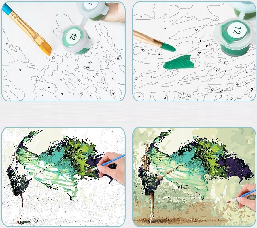 Obraz Malowanie Po Numerach Mona Kota z RAMĄ 40x50 PIAST + BLEJTRAM Marka Piast