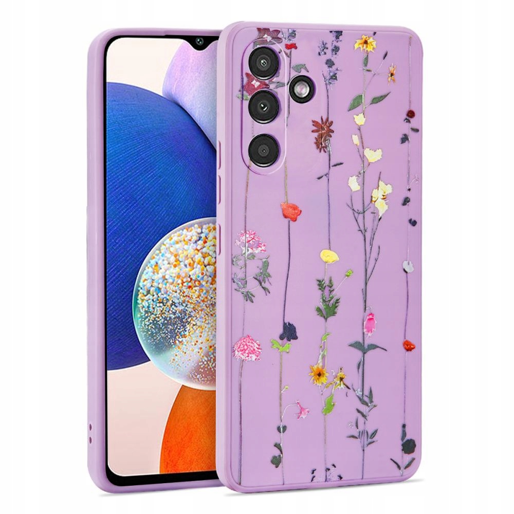 

Etui Case Cover Obudowa Kwiaty Na Galaxy A14 4G 5G