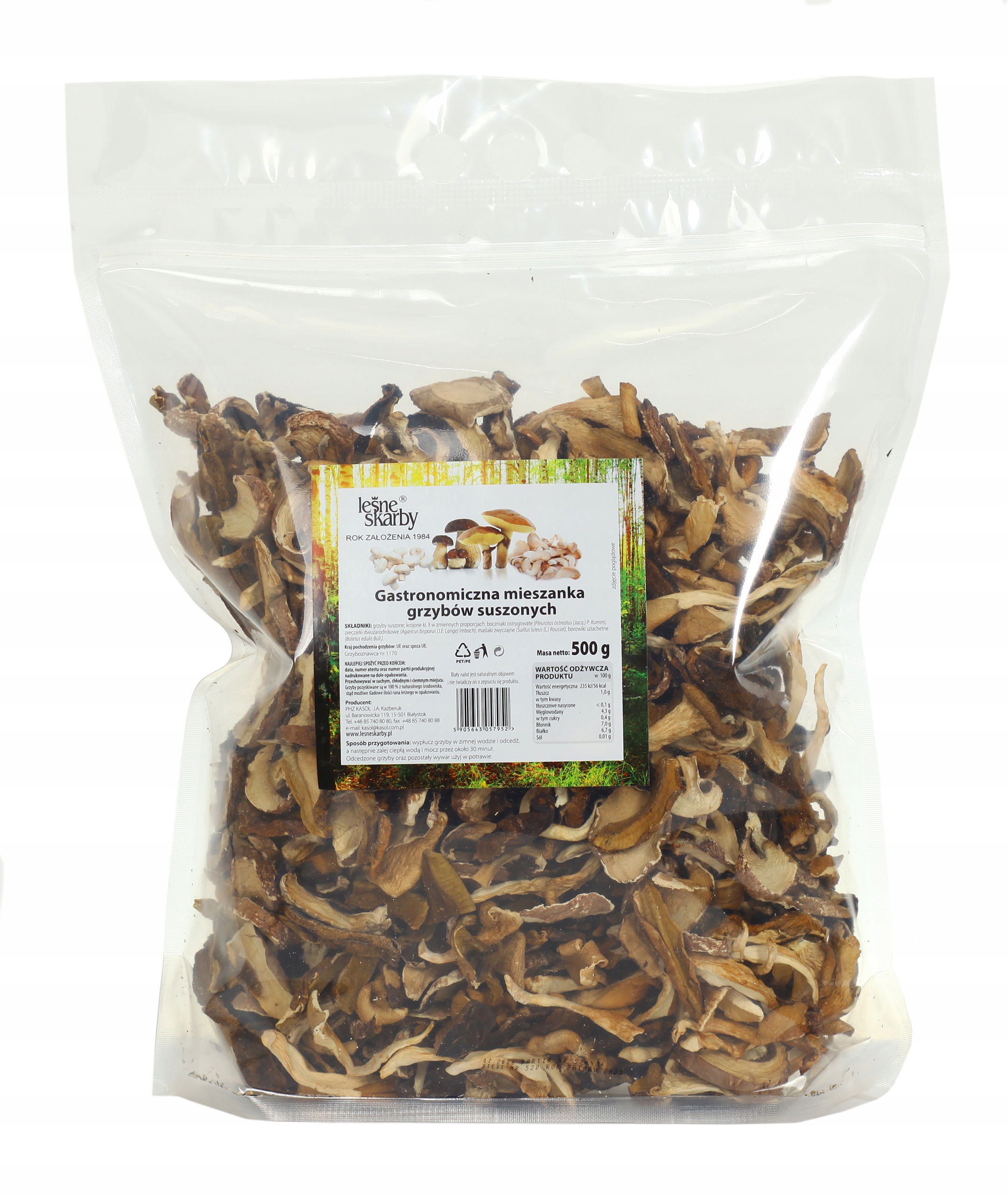 Levně Kasol Směs sušených hub 500 g