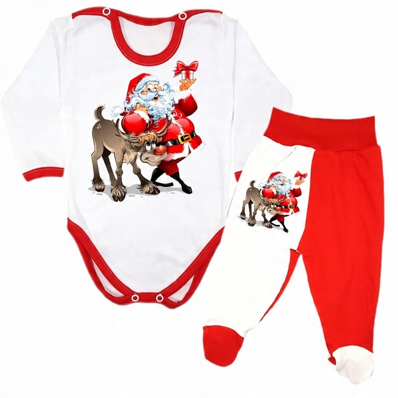 

Święta Boże Narodzenie Komplet Body 86 cm