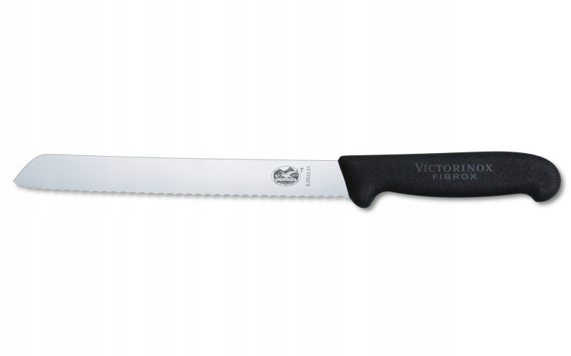 Velký kuchyňský Nůž na krájení pečiva Profesionální Victorinox 21 cm Fibrox