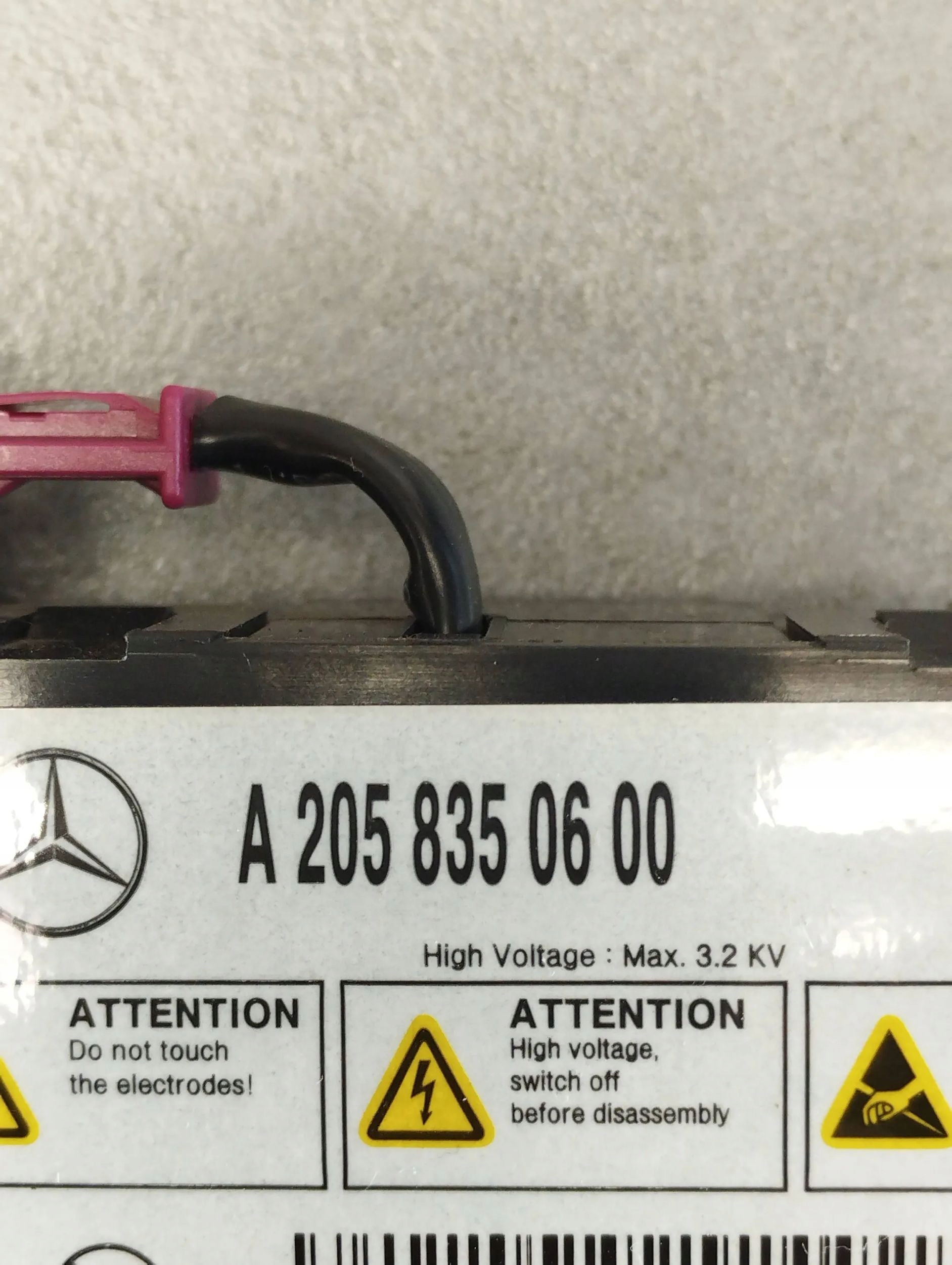 Mercedes-Benz GLC X253 modulo JONIZATOR A2058350600