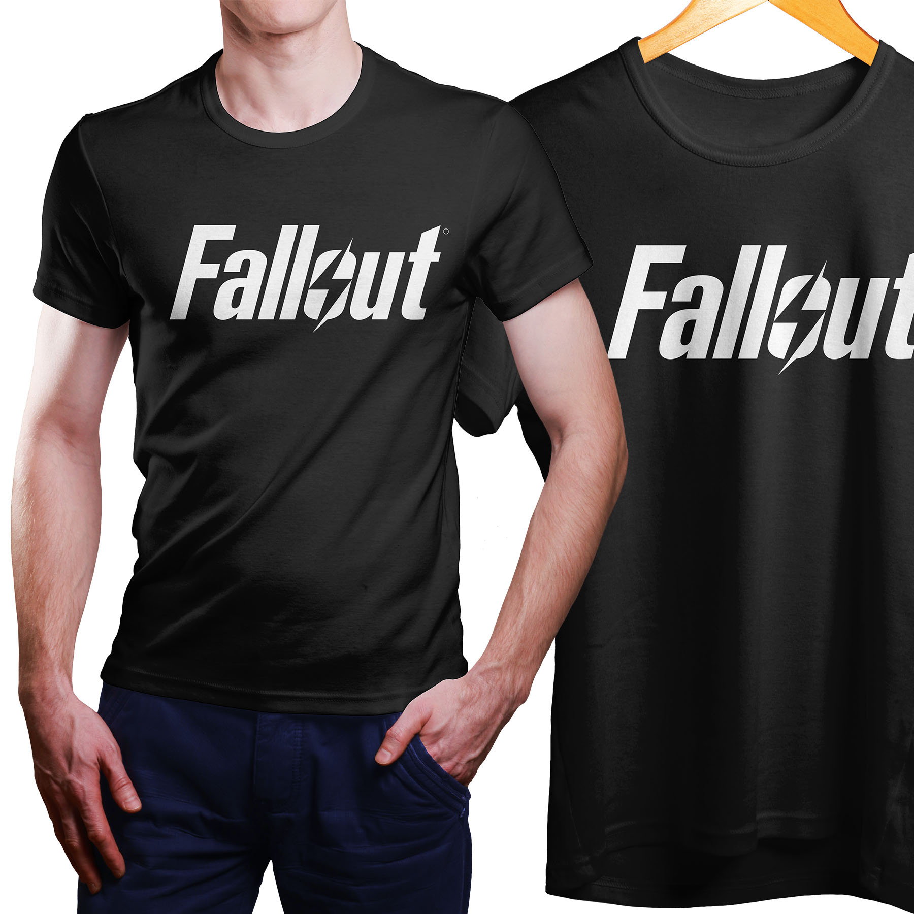 FALLOUT KOSZULKA MĘSKA czarna XS - 5XL
