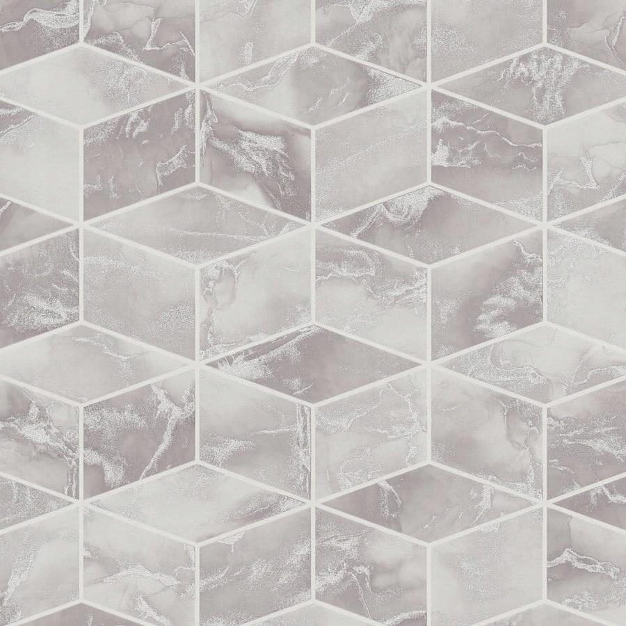 TAPETA KAFELKI WZÓR MARMUR WINYLOWA NA FLIZELINIE 37863-1