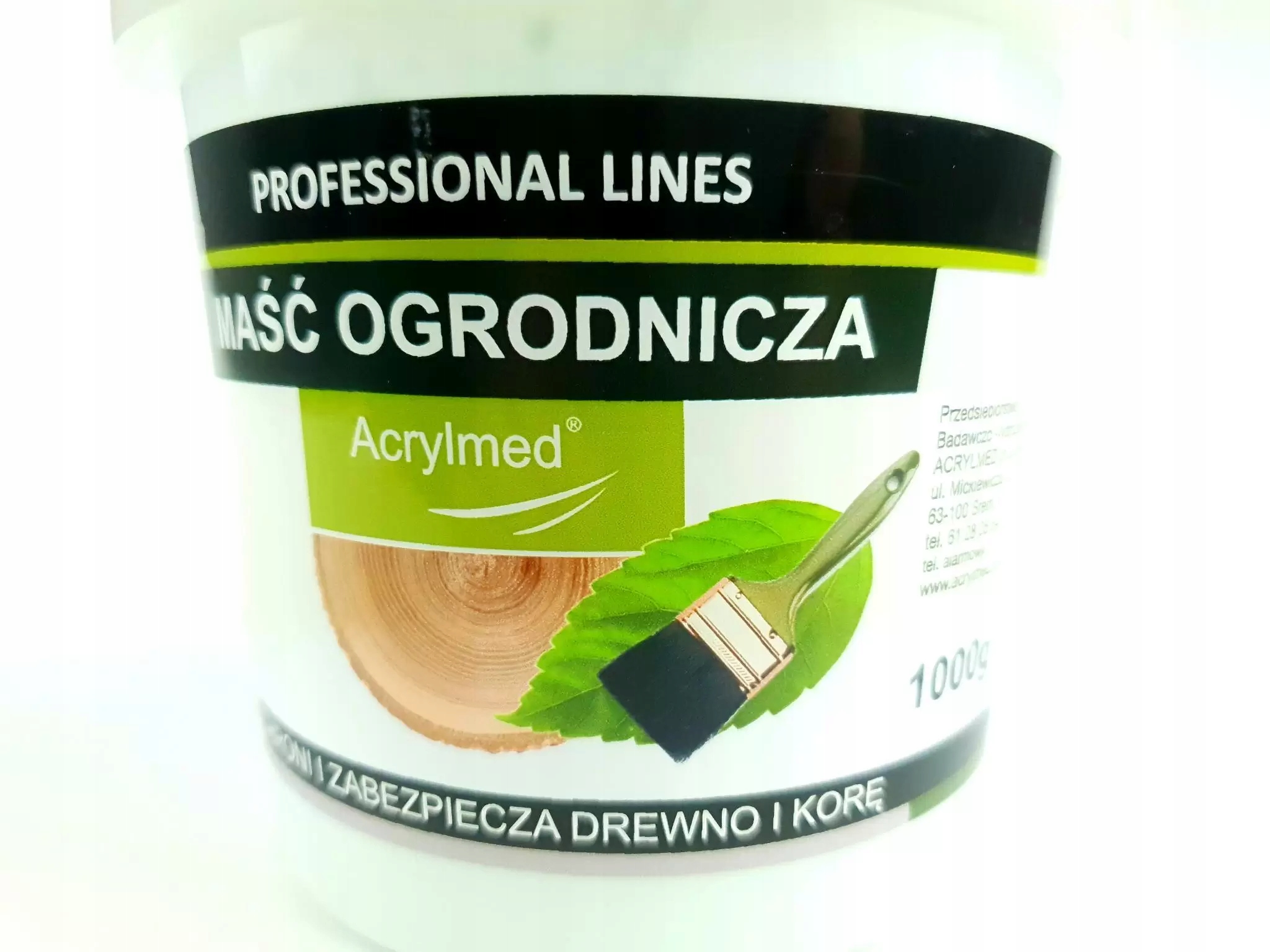 Maść ogrodnicza ochronna pasta do drzew 1kg chroni EAN (GTIN) 5905857071027