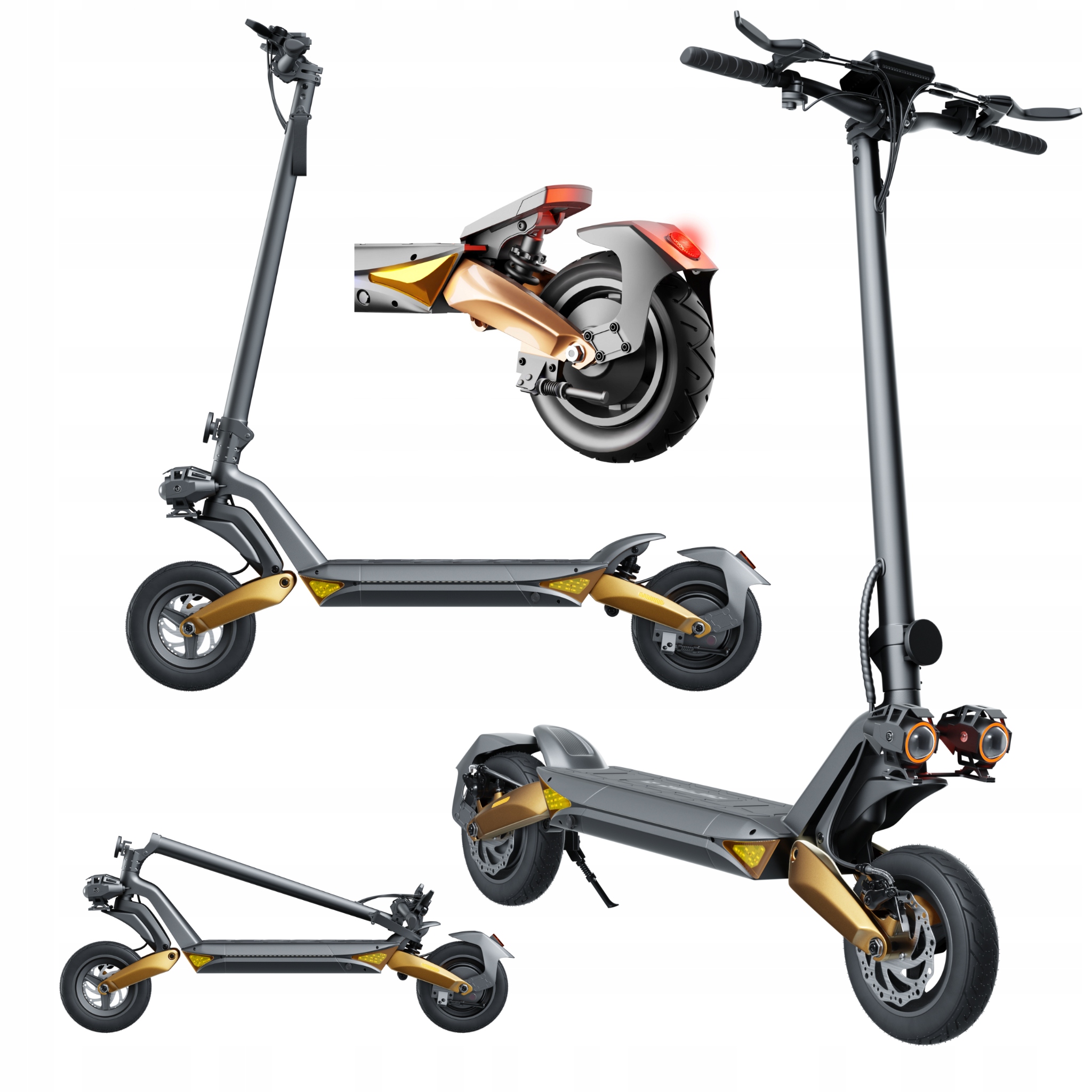 Trigon Cooper 20Ah – elektrický skútr 75 km, 45 km/h, 10palcové pneumatiky