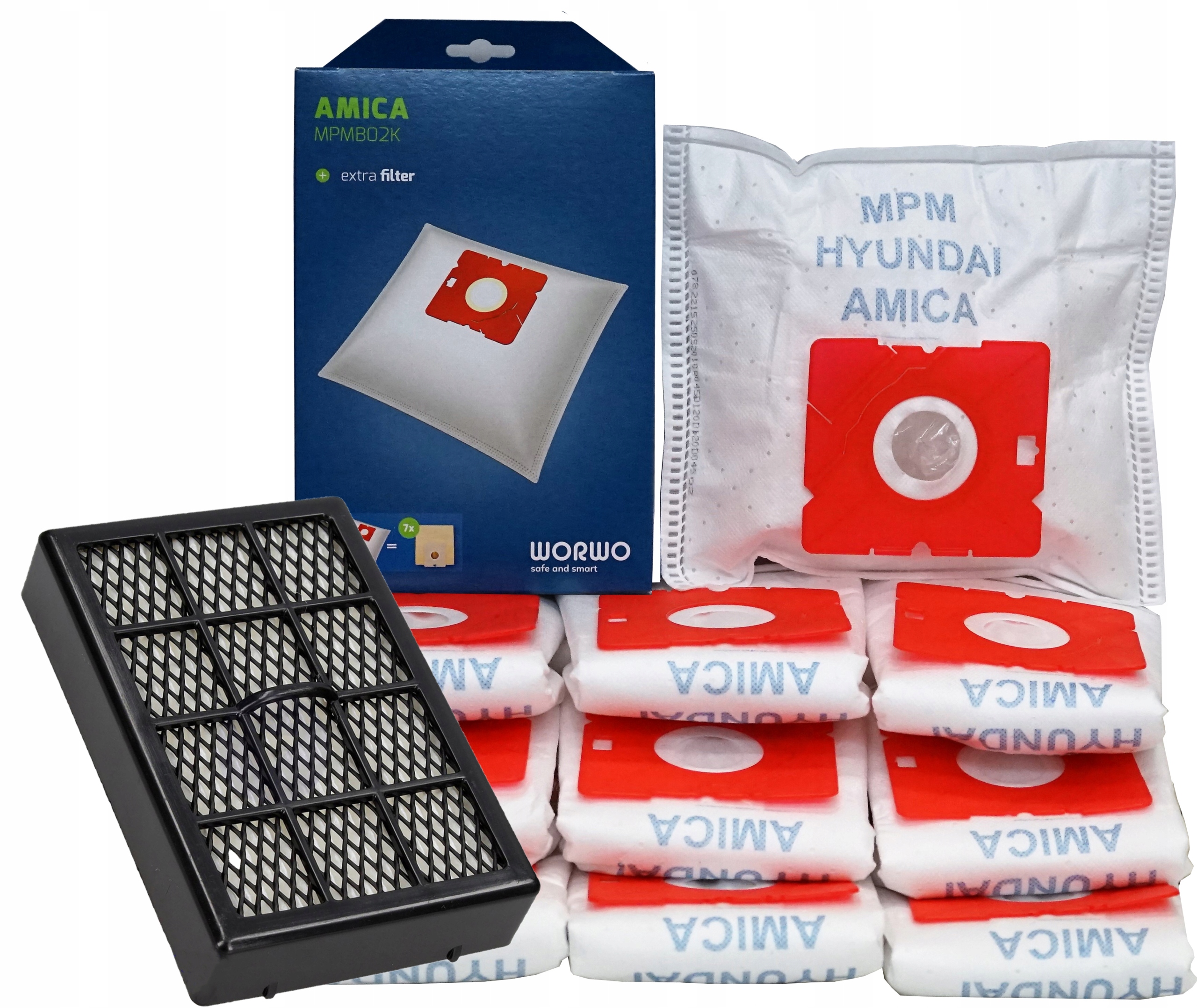 

Worki Do Amica Viento VI2032 10szt. Filtr Hepa
