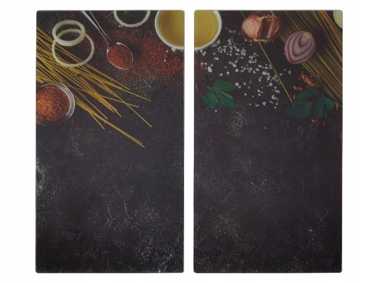 Livarno home Skleněné ochranné desky na sporák 52x30 cm 2ks (75/RR-1075)