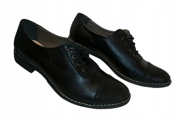 

90. Uniwersał sznurowane półbuty jazzówki s.nat.