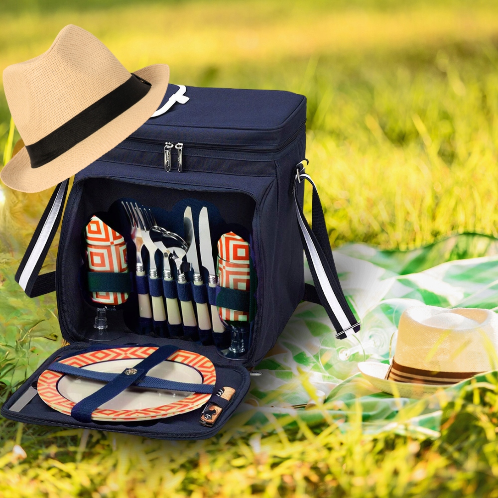 DUŻA TORBA TERMICZNA NA JEDZENIE 28L NA PLAŻĘ ŚNIADANIOWA PIKNIKOWA LODÓWKA Model TORBA CHŁODZĄCA NA ŻYWNOŚĆ GRILLA