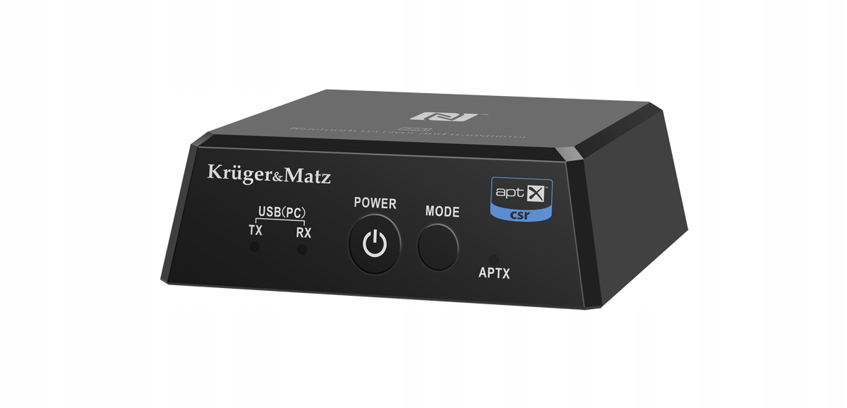 Bluetooth vysílačový přijímač Kruger&Matz apt-X
