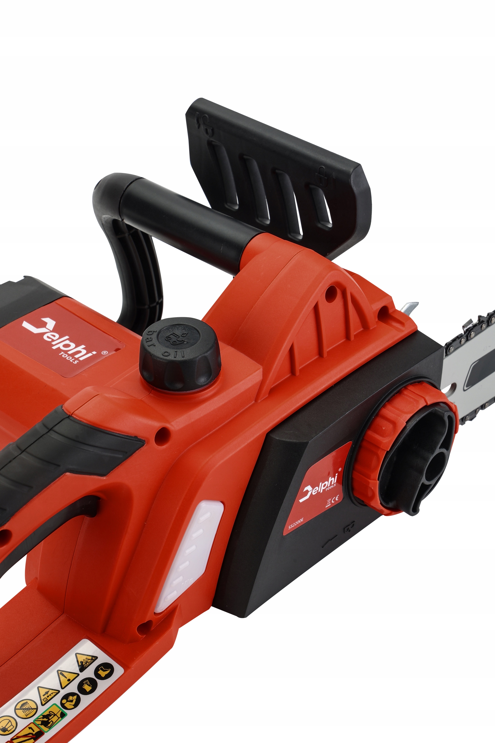 PIŁA ŁAŃCUCHOWA ELEKTRYCZNA 2200W PILARKA + ZESTAW Zawartość zestawu 2 prowadnice 2 łańcuchy torba