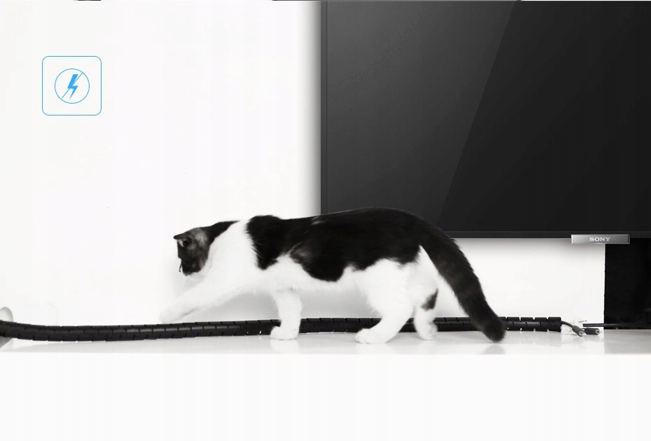 UGREEN MASKOWNICA OSŁONA OCHRONA ORGANIZER DO KABLI 3M Model LP121