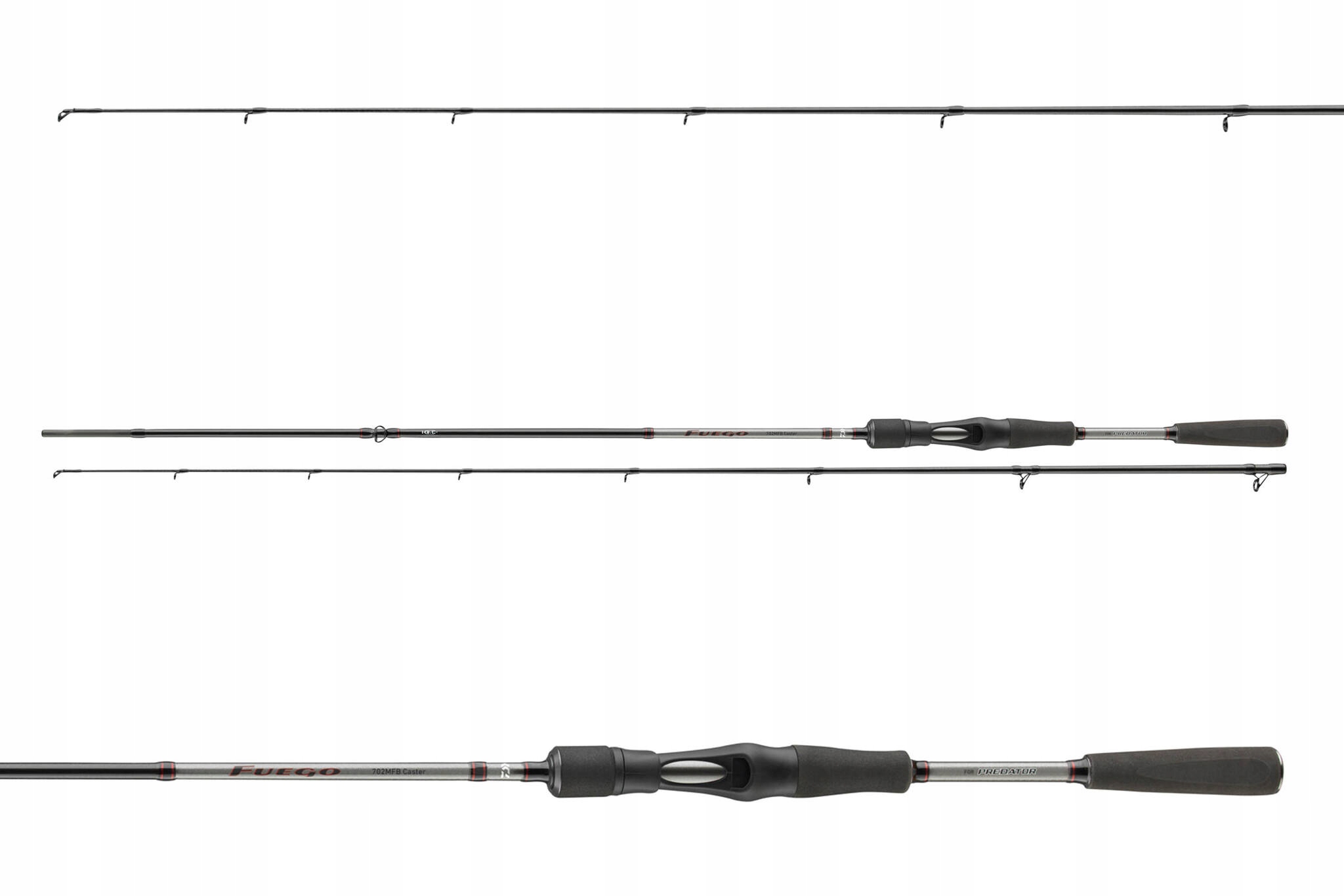 Prut Daiwa Fuego Predator Baitcast 2 m 4-18 g Hardware!
