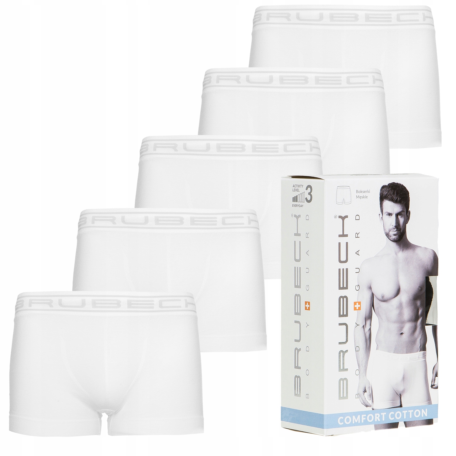 

Bokserki Męskie Shortbox 5szt Brubeck XL BF73