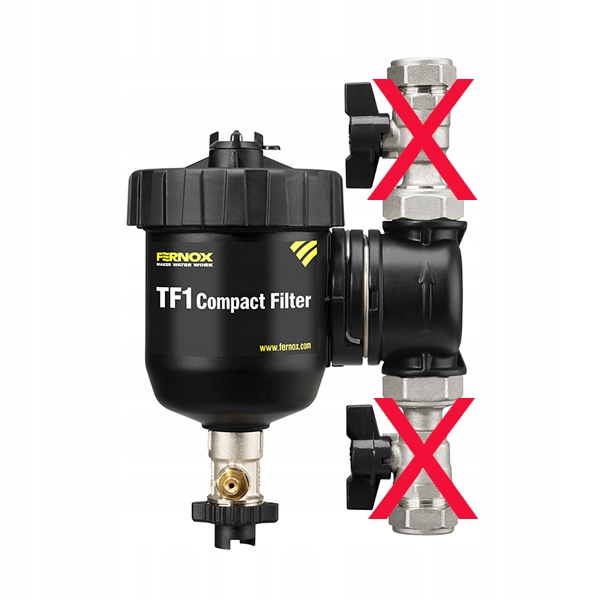 

Fernox TF1 Compact Filter 1" Bez Zaworów