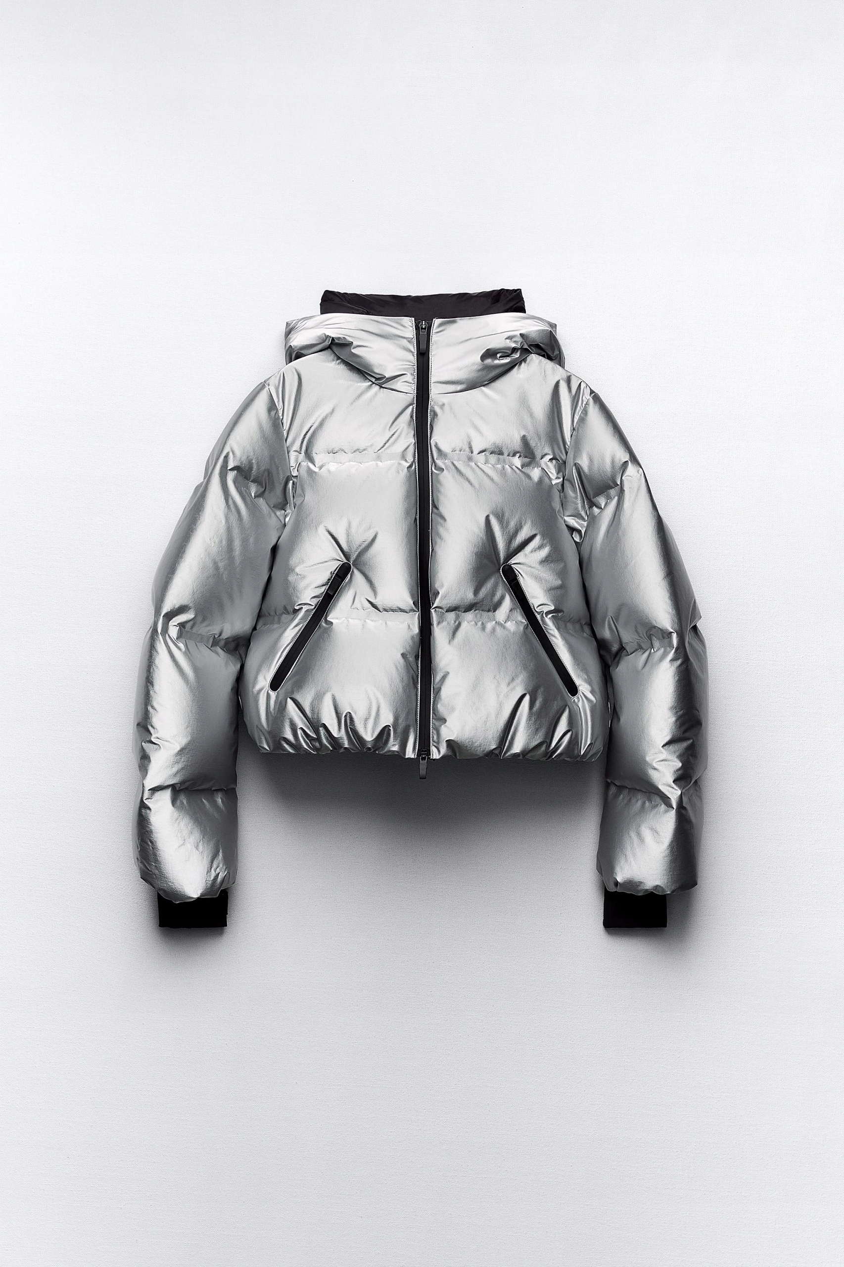 KURTKA PUCHOWA WINDPROOF I WATERPROOF RECCO SKI COLLECTION ZARA S