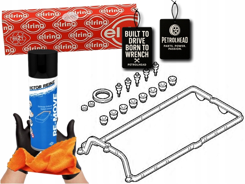 Sada Těsnění Víka Ventilů Bmw 5 (E60) 5 (E6 #Petrolhead Pro+ Kit11