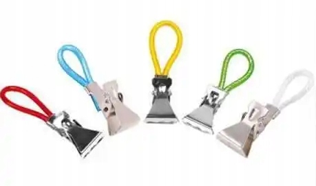 

Wieszaczki Wieszaki do Ścierek z Klipsem 5 szt