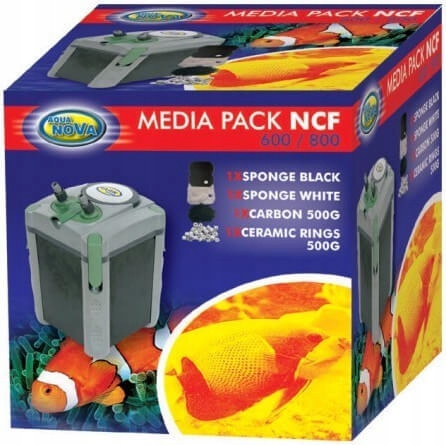 

Aqua Nova Mpack Zestaw Wkładów Do NCF-600 NCF-800