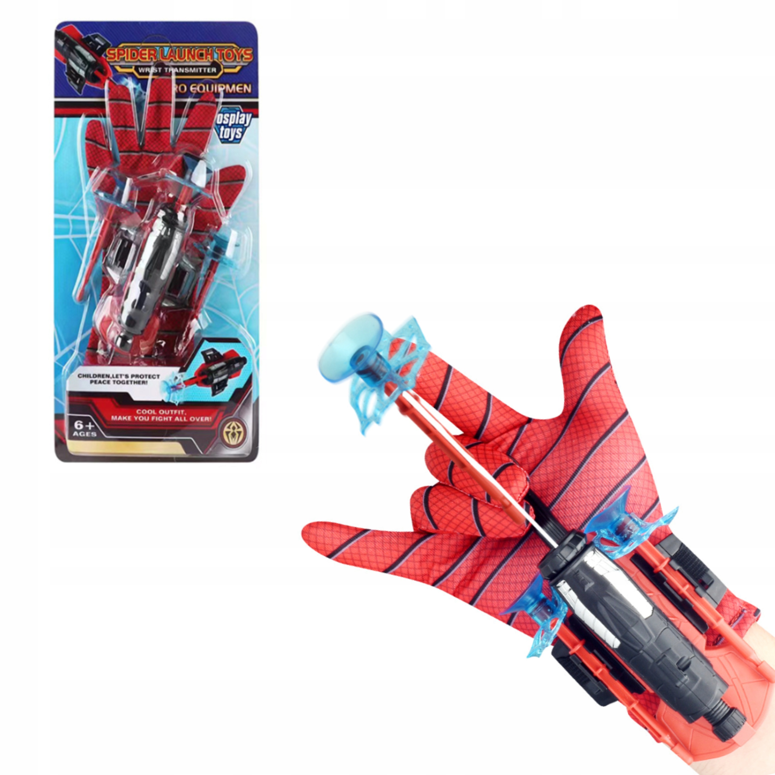 

Rękawica Spiderman Wyrzutnia Strzałki Strzela Sieć