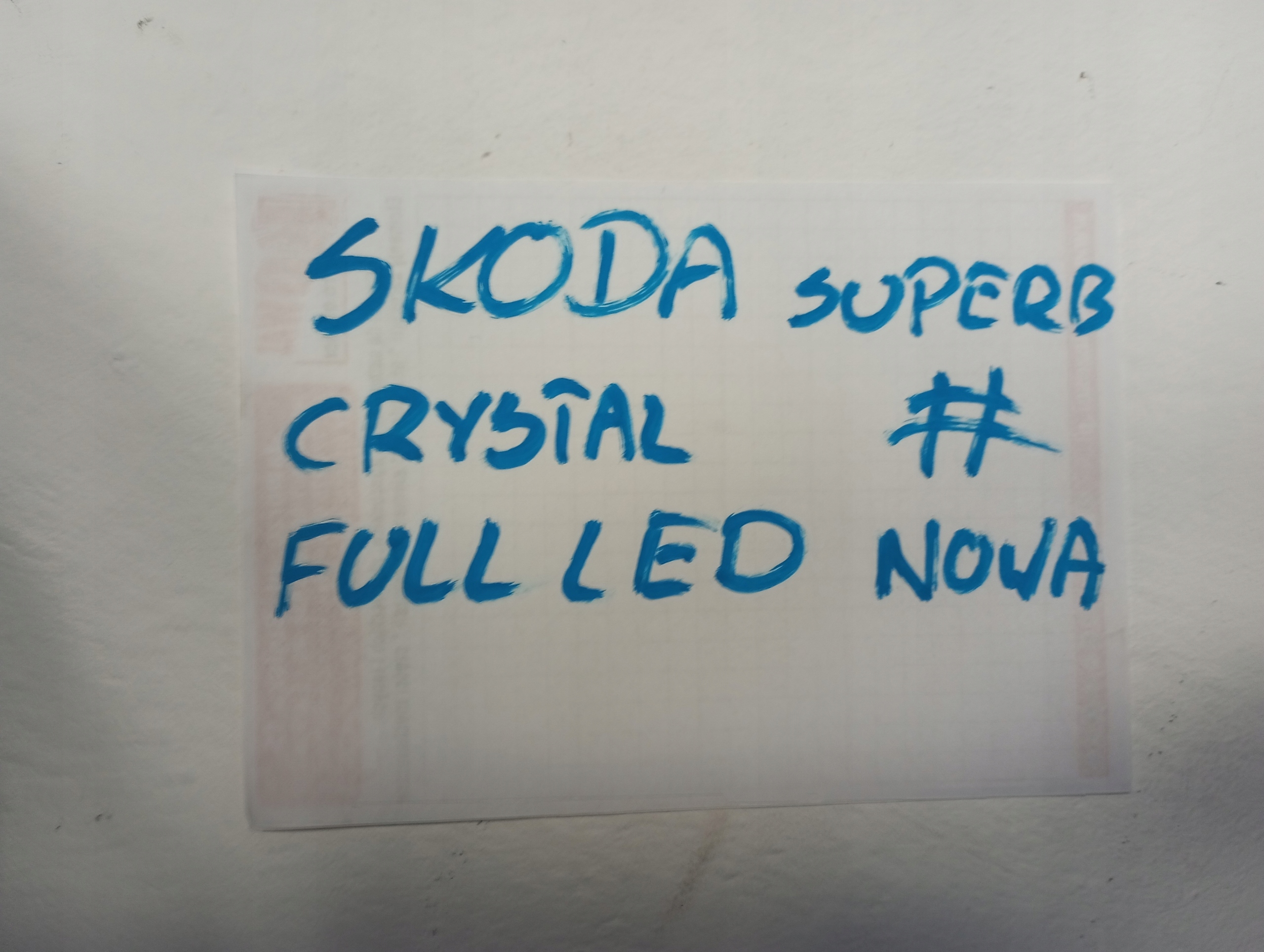light FULL LED SKODA SUPERB IV 3P1941015 left S.H