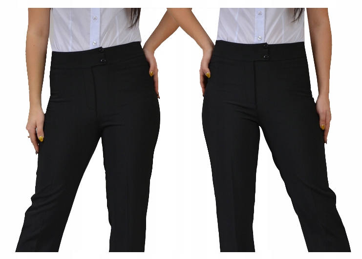 

Biznesowe Spodnie Wysoki Stan Roz.52