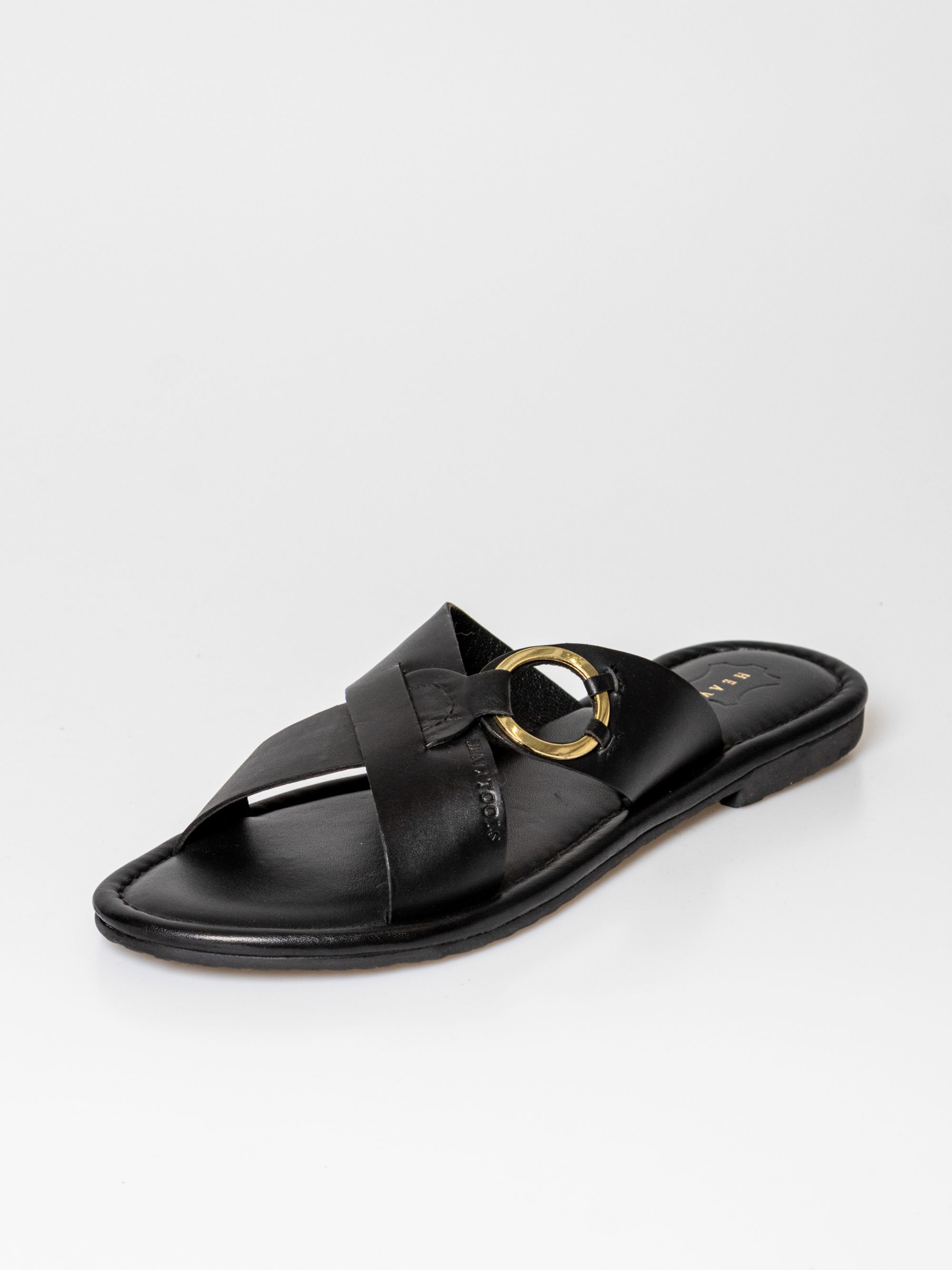 Heavytools Dámské Elegantní A Pohodlné Nazouváky Z Přírodní Kůže Unka Černé 37