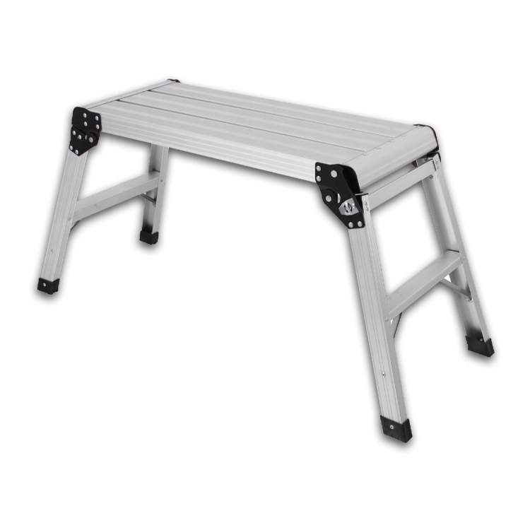 Rebrík schodisko plošina hliník 150 kg archív sklad kuchyňa výška 50 cm