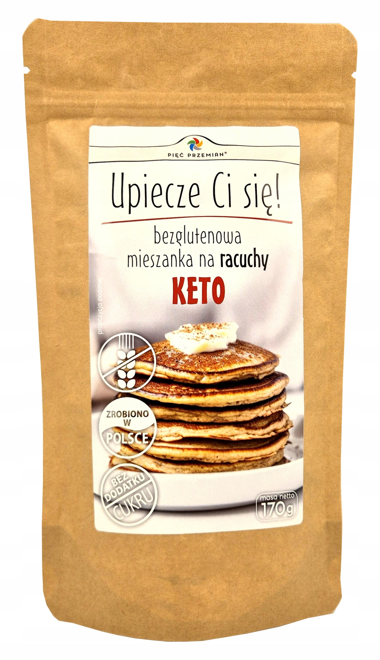 Levně 3x Směs na pečení Racuchow Bezlepková Keto 170 g PiĘĆ Przemian