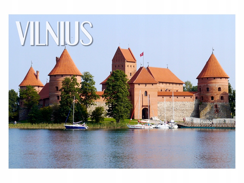 

Wilno Zamek w Trokach Magnes na lodówkę