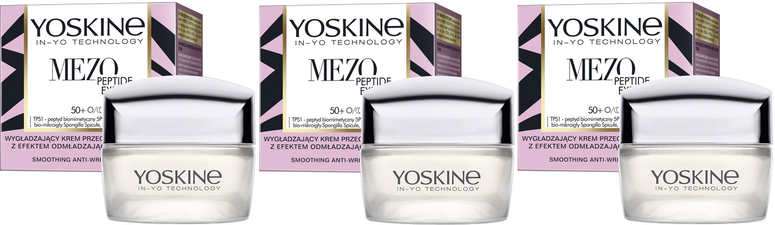 Vyhlazující krém proti vráskám 50+ 50 ml pro zralou pleť 3 kusy