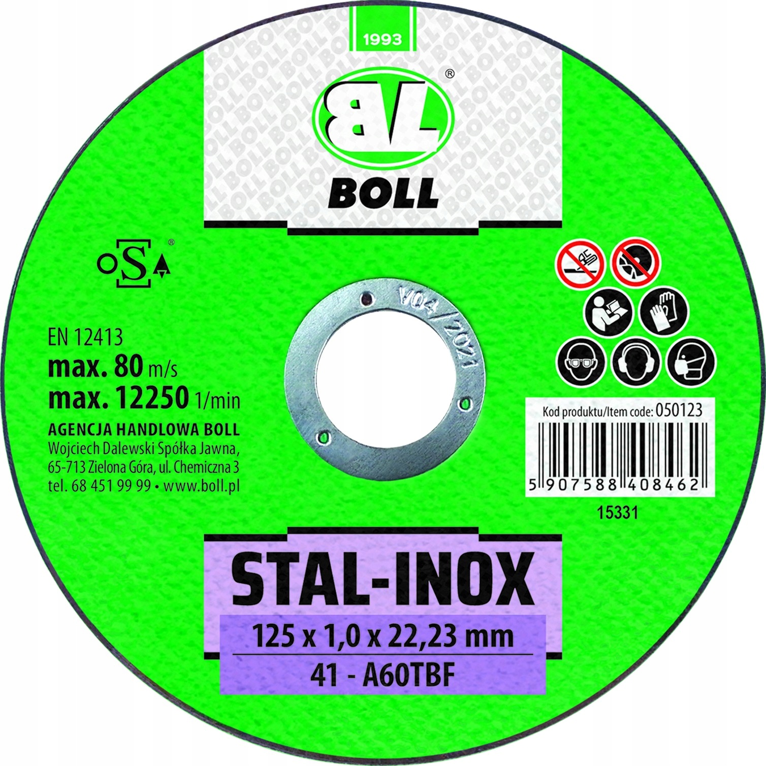 Boll tarcza do cięcia STAL+INOX 125x1,0 41-A60TBF