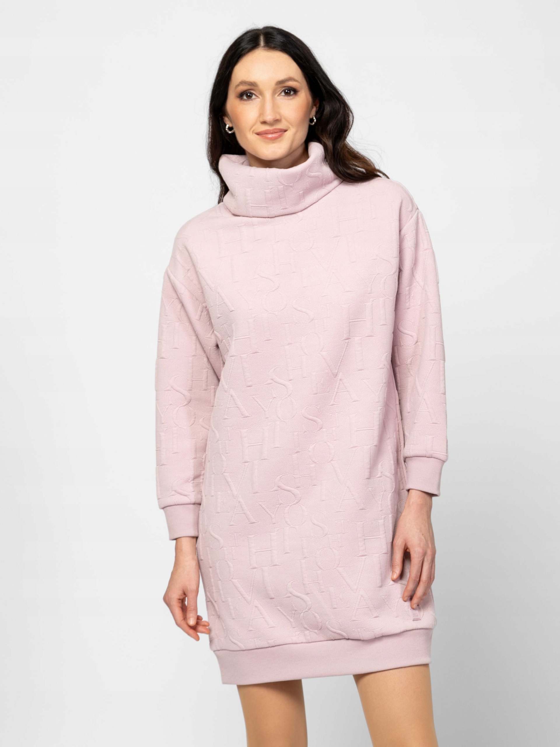 Heavytools Dámská Elegantní Pohodlná Šaty VIENEW25 Powder Bledě Růžová XXL