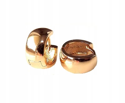 

Kolczyki Złote Stal Chirurgiczna Gładkie Kółka 18K