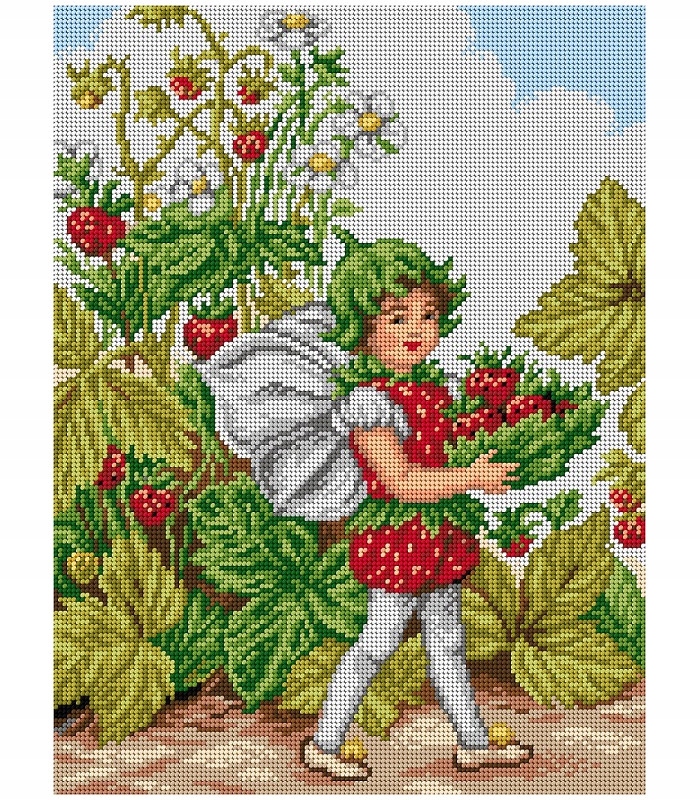 Sada Ariadna kanva mulina vyšívací jehla 30x40 8025