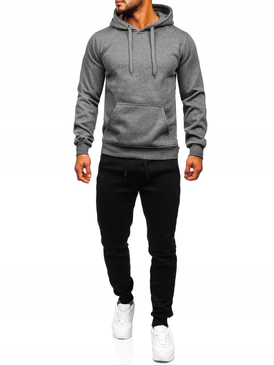 Teplákovka Tepláková Souprava Antracitová D002 DENLEY_2XL