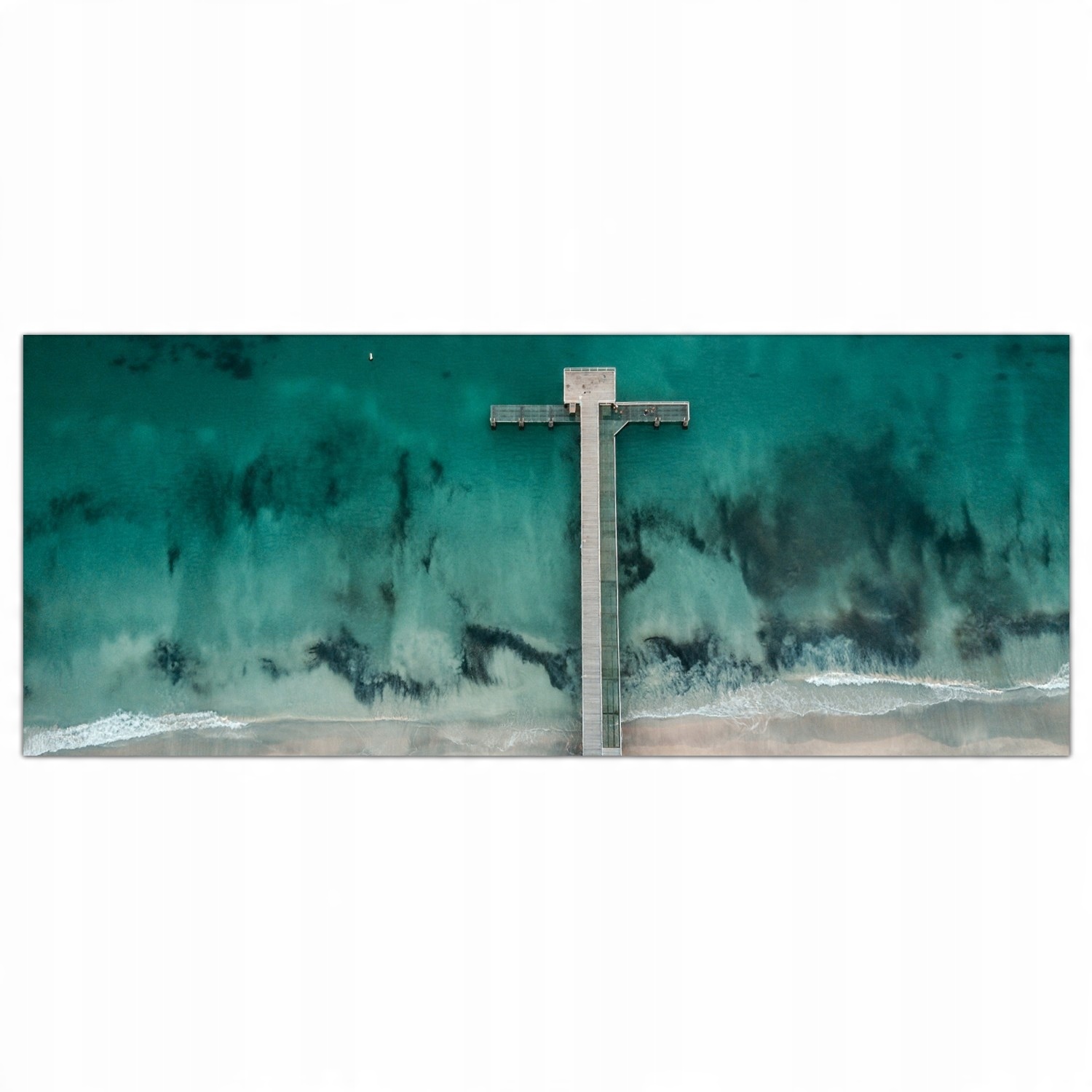 

Obraz Szklany Foto-obraz Molo Ocean Plaża 125x50