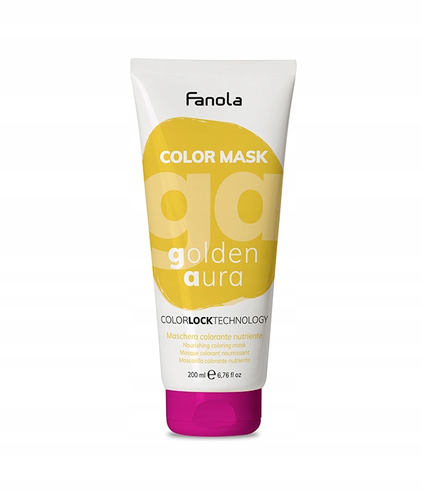 Fanola Color Mask Golden Aura 200 ml barvicí maska