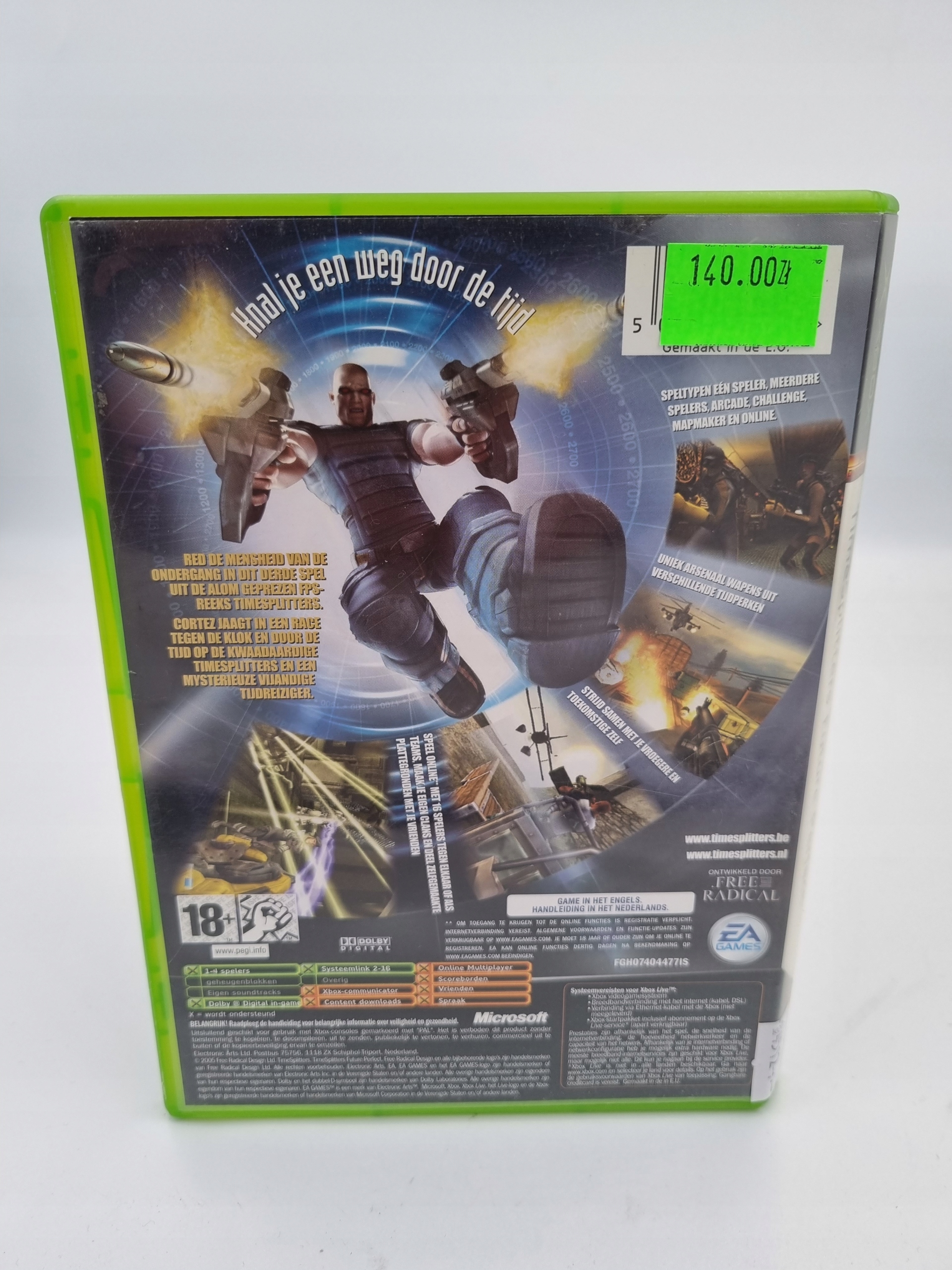 Timesplitters Future Perfect Microsoft Xbox 4512 Producent .dat