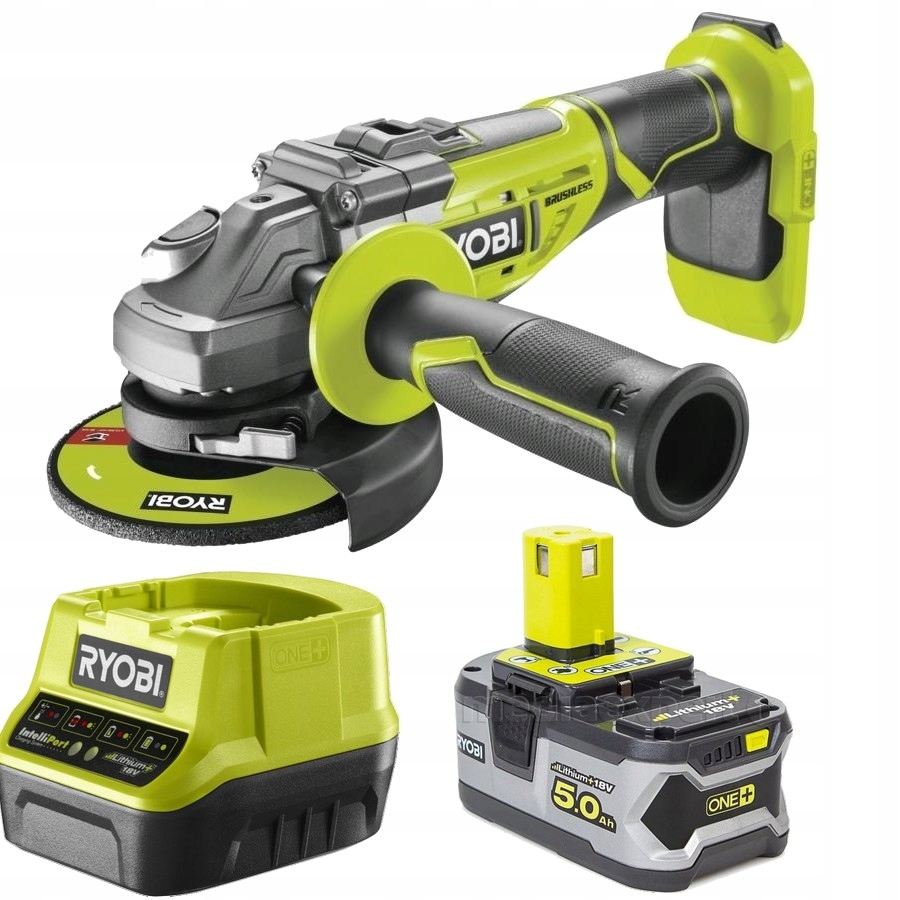 

Ryobi Szlifierka Kątowa Bezszczotkowa 18V 5AH One+