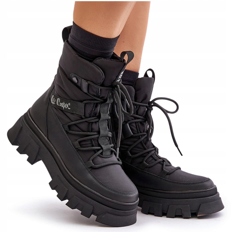 Dámské Zateplené Sněhule Na Zip Lee Cooper LCJ-24-47-3144 Černé 39