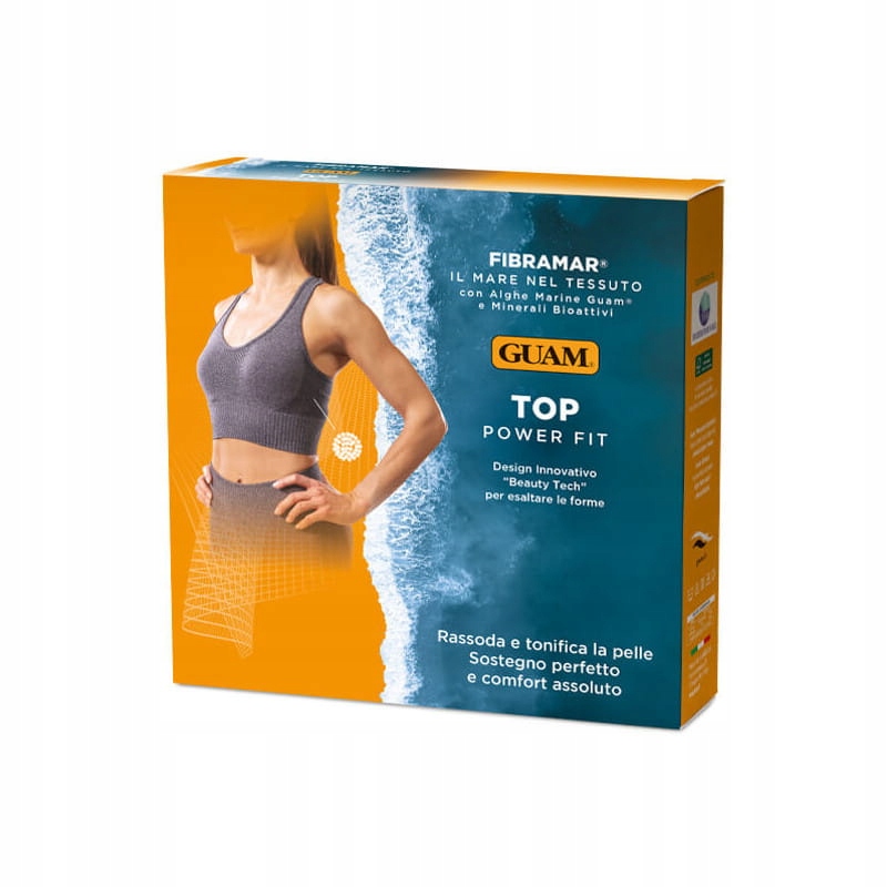 Guam Power Fit zpevňující a modelovací top L/XL v šedé barvě