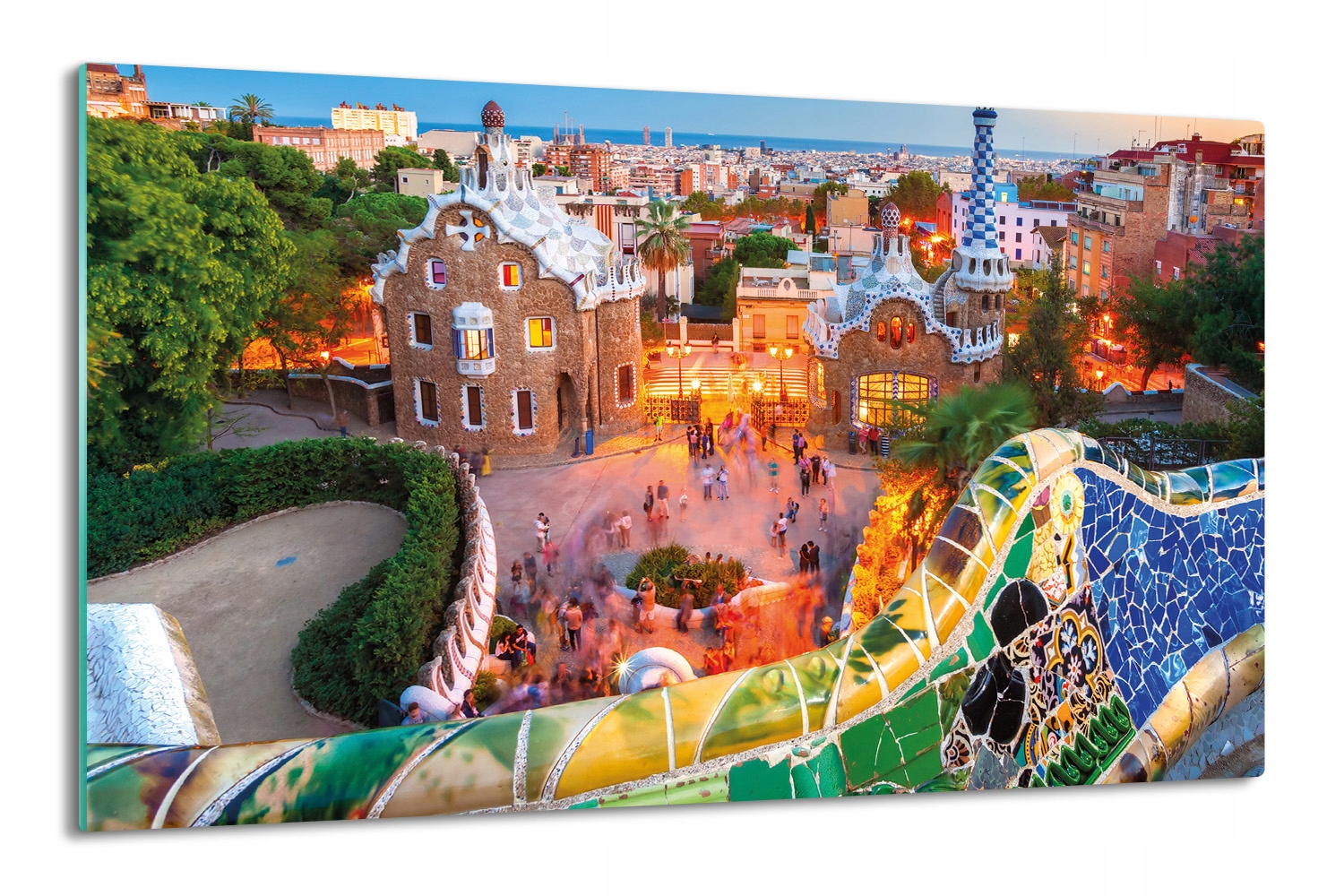 deska splashback 80x52 tisk Španělsko domy park