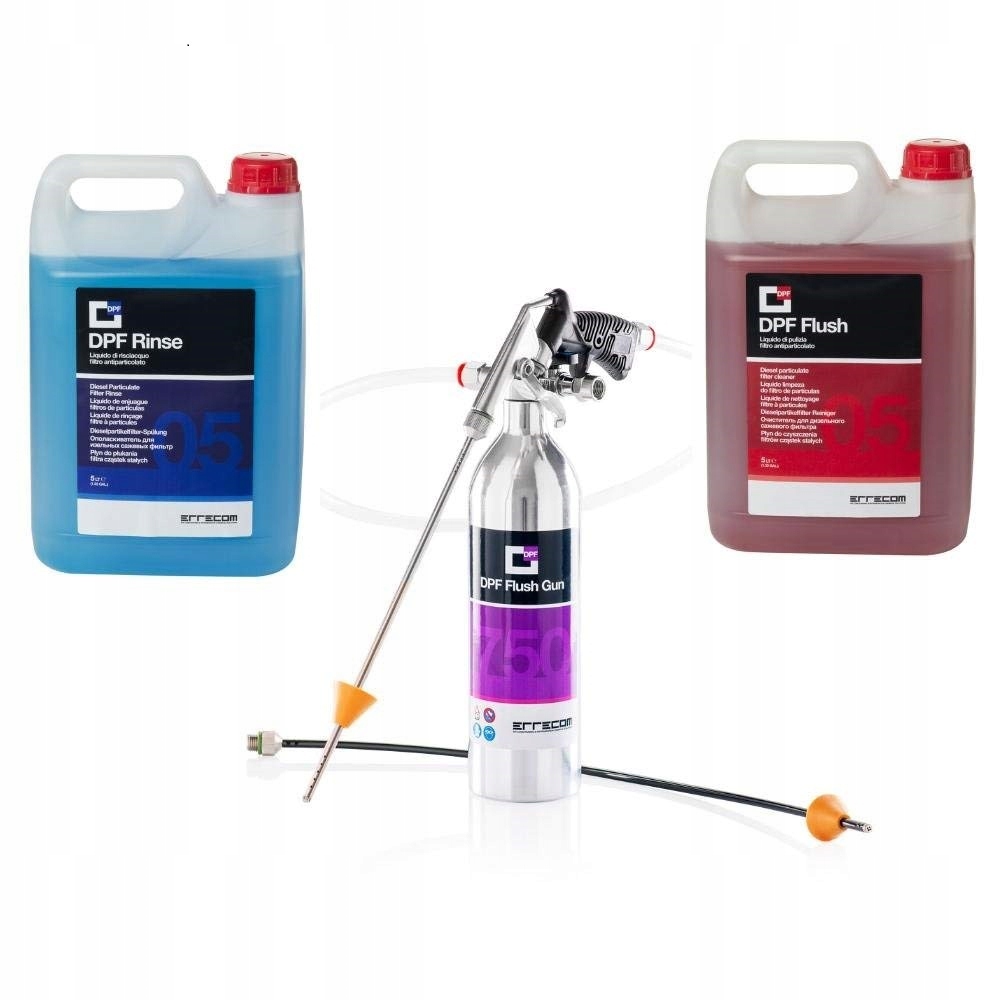 Zestaw do czyszczenia filtra DPF z pistoletem 5l
